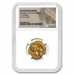 Byzantine Empire AV Solidus Heraclius+He (613-641 AD) NGC (Vault)