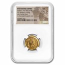 Byzantine Empire AV Solidus Justin II (565-578 AD) MS NGC (S-347)
