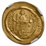Byzantine Empire AV Solidus Justinian I 527-65 AD Ch AU NGC S-140