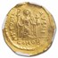 Byzantine Empire AV Solidus Phocas (602-610 AD) AU NGC (S-620)