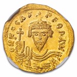 Byzantine Empire AV Solidus Phocas (602-610 AD) Ch AU NGC (4/3)