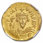 Byzantine Empire AV Solidus Phocas (602-610 AD) Ch AU NGC (S-620)