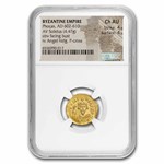 Byzantine Empire AV Solidus Phocas (602-610 AD) Ch AU NGC (S-620)