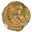 Byzantine Empire AV Tremissis Heraclius (610-641 AD) MS NGC S-786