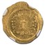 Byzantine Empire AV Tremissis Heraclius (610-641 AD) MS NGC S-786