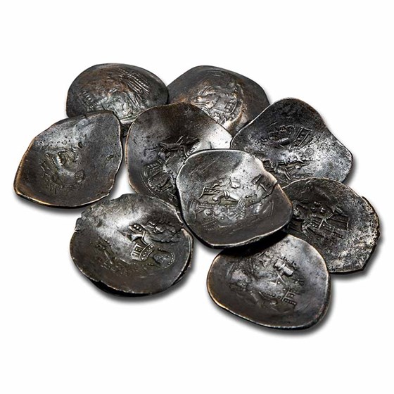Byzantine Empire BI Aspron Trachy 1143-1261 Avg Circ Byzantine Empire BI Aspron Trachy 1143-1261 Avg Circ