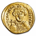 Byzantine Empire Gold Solidus Constans II (641-668 AD) AU (S-949)