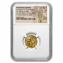 Byzantine Gold Constans II, Constantine IV (654-668 AD) Ch AU NGC Byzantine Gold Constans II, Constantine IV (654-668 AD) Ch AU NGC