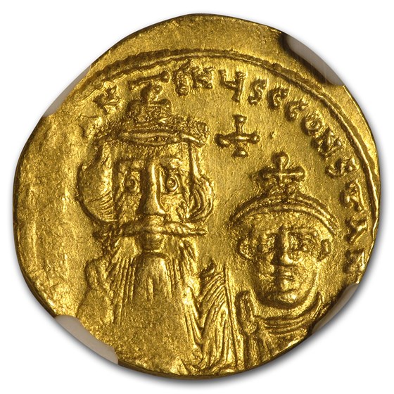 Byzantine Gold Constans II, Constantine IV (654-668 AD) MS NGC Byzantine Gold Constans II, Constantine IV (654-668 AD) MS NGC
