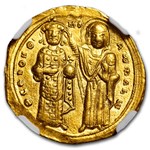 Byzantine Gold Hist. Nomisma Romanus III (1028-34 AD) AU NGC