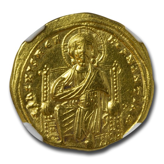 Byzantine Gold Hist. Nomisma Romanus III (1028-34 AD) Ch AU NGC Byzantine Gold Hist. Nomisma Romanus III (1028-34 AD) Ch AU NGC
