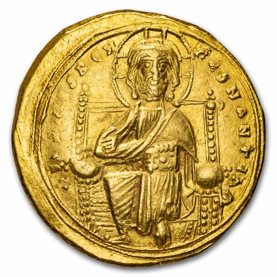 Byzantine Gold Hist. Nomisma Romanus III (1028-34 AD) Ch XF