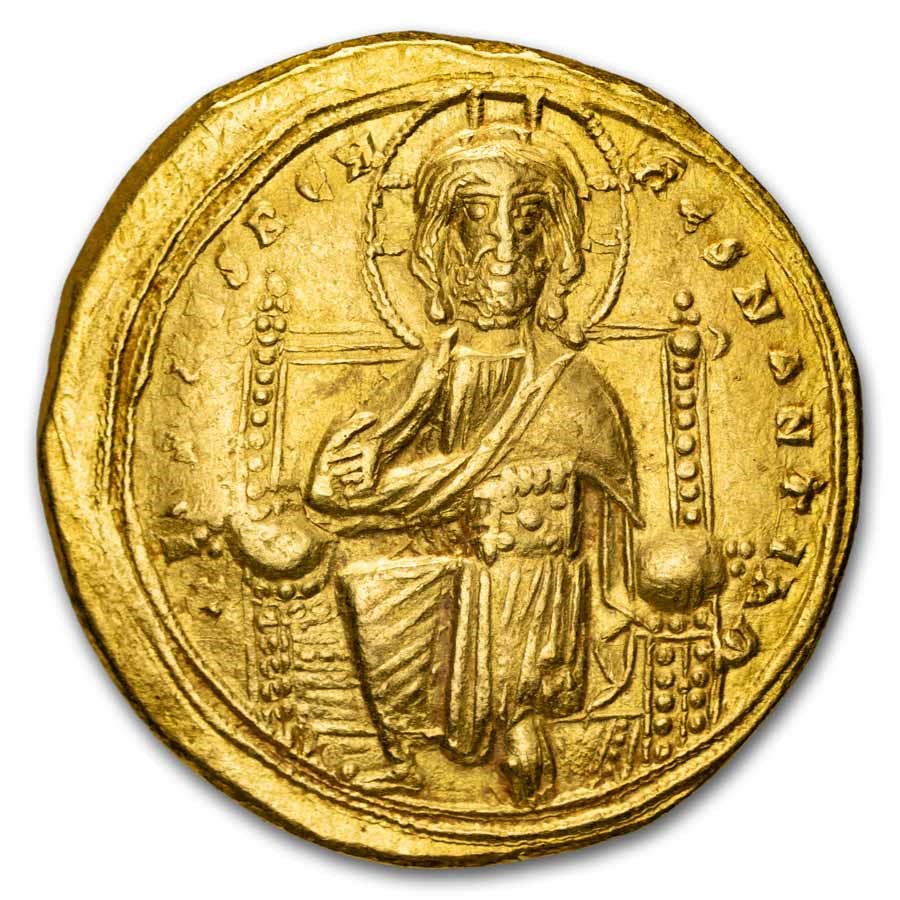 Byzantine Gold Hist. Nomisma Romanus III (1028-34 AD) Ch XF