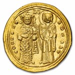 Byzantine Gold Hist. Nomisma Romanus III (1028-34 AD) Ch XF