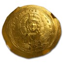 Byzantine Gold Histamenon Constantine IX (1042-1055 AD) Ch AU NGC Byzantine Gold Histamenon Constantine IX (1042-1055 AD) Ch AU NGC