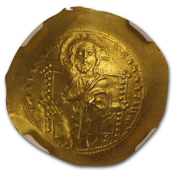Byzantine Gold Histamenon Constantine X (1059-1067 AD) MS NGC Byzantine Gold Histamenon Constantine X (1059-1067 AD) MS NGC