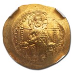 Byzantine Gold Histamenon Constantine X (1059-1067 AD) MS NGC
