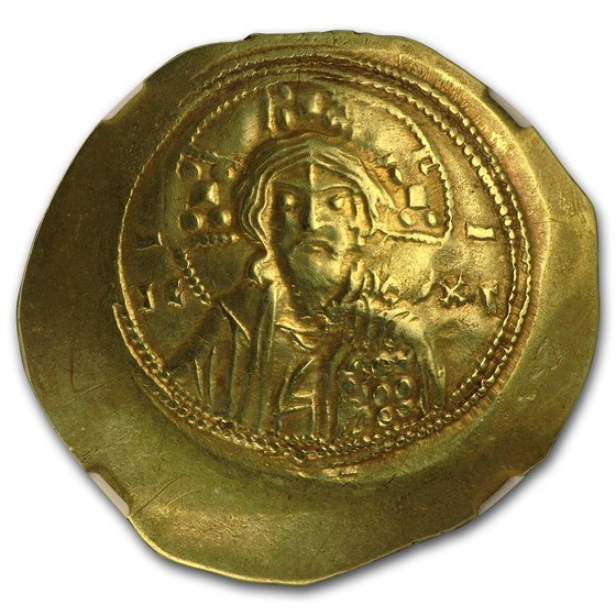 Byzantine Gold Histamenon Michael VII Ch XF NGC (1071-1078 AD) Byzantine Gold Histamenon Michael VII Ch XF NGC (1071-1078 AD)