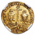 Byzantine Gold Solidus Constantine VII (946-959 AD) Ch VF NGC