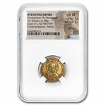 Byzantine Gold Solidus Constantine VII (946-959 AD) Ch VF NGC
