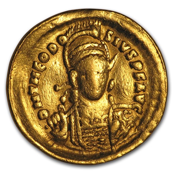 Byzantine Gold Solidus Emperor Anastasius I (491-518 AD) Fine Byzantine Gold Solidus Emperor Anastasius I (491-518 AD) Fine