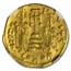 Byzantine Gold Solidus Emperor Constantine IV (668-685 AD) AU NGC