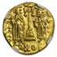 Byzantine Gold Solidus Emperor Constantine IV (668-685 AD) MS NGC