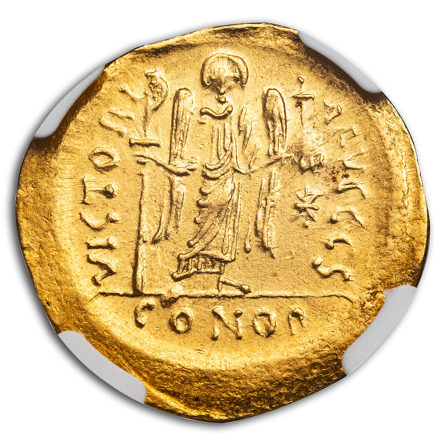 Buy Byzantine Gold Solidus Emperor Justinian I (527-565 AD) MS NGC