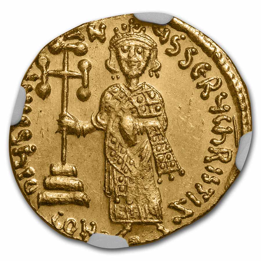 Buy 685-95 AD Byzantine Gold Solidus Justinian II MS | APMEX