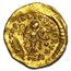 Byzantine Gold Tremissis Justinian I (527-565 AD) AU