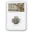 Byzantine Silver Basilicon And. II & Mich. IX (1294-1320) AU NGC