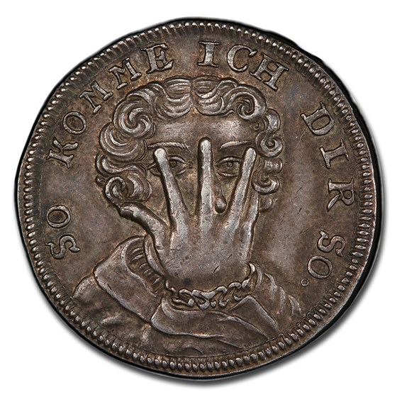 (c. 1708) German States Hamburg Silver Medal AU-53 PCGS (c. 1708) German States Hamburg Silver Medal AU-53 PCGS