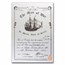 C.1822 China AE 10 Cash Tek Sing (True Star) Junk Shipwreck