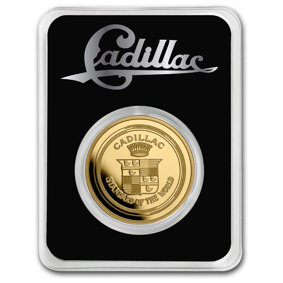 Cadillac "La Mothe Cadillac" Logo 1 oz Gold w/ TEP