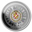 Cadillac Motor Car Company Logo Colorized 1 oz Silver w/ TEP