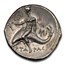 Calabria Taras AR Didrachm (240-228 BC) Ch AU NGC