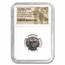 Calabria Taras AR Didrachm Boy on Dolphin CH VF NGC (302-280 BC)