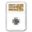 Calabria Taras AR Didrachm Taras on Dolphin (281-240 BC)CH VF NGC