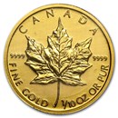 Canada 1/10 oz Gold Maple Leaf (Random Year)