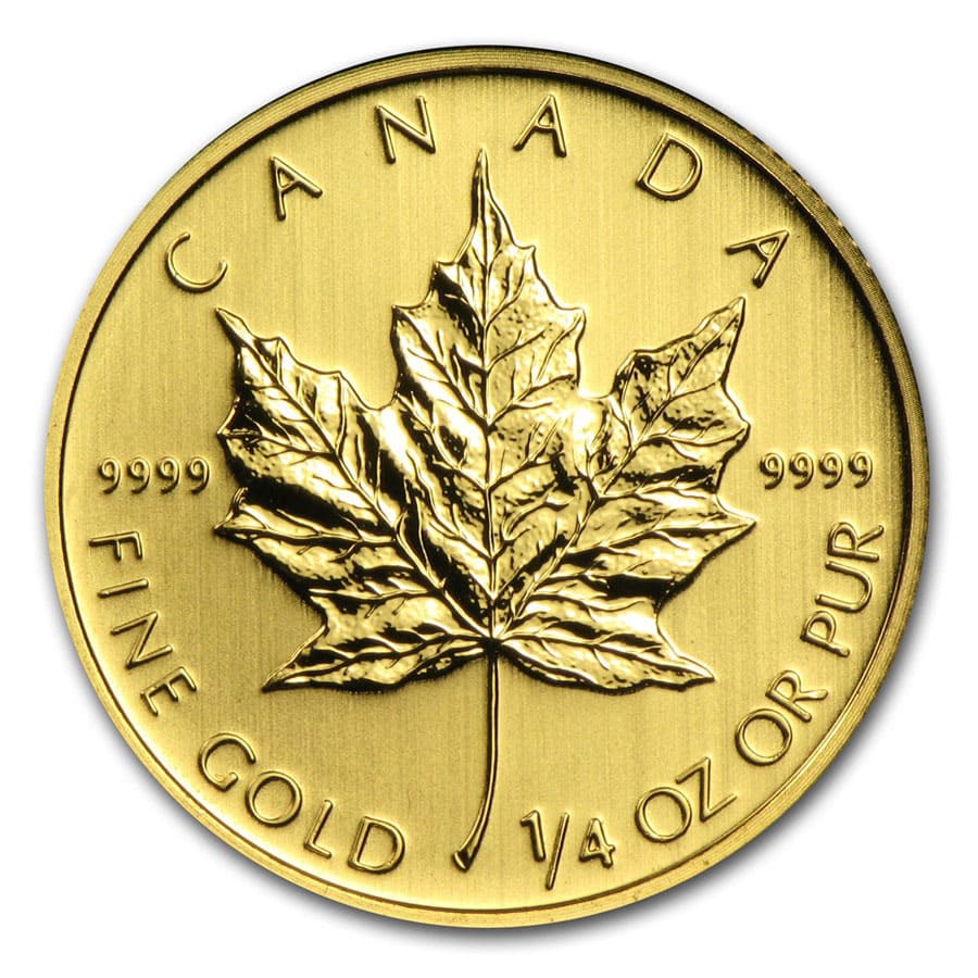 Buy Canadian 1/4 oz Gold Maple Leaf | APMEX