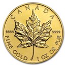 Canada 1 oz Gold Maple Leaf .9999 Fine BU (Random Year) Canada 1 oz Gold Maple Leaf .9999 Fine BU (Random Year)