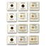 Canada 12-Coin Silver $15 Lunar Lotus Proof Set (Box/COA)