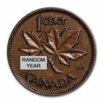Canada 50-Coin Roll Copper Cents Avg Circ
