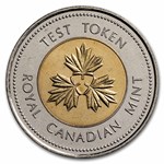 Canada Bimetallic Test Token BU
