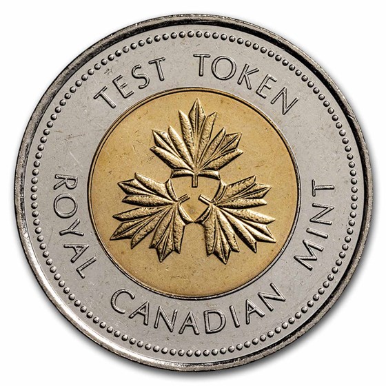 Canada Bimetallic Test Token BU Canada Bimetallic Test Token BU
