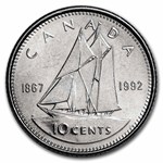 Canada Clad Coins - $5 Face Value Roll - Dime