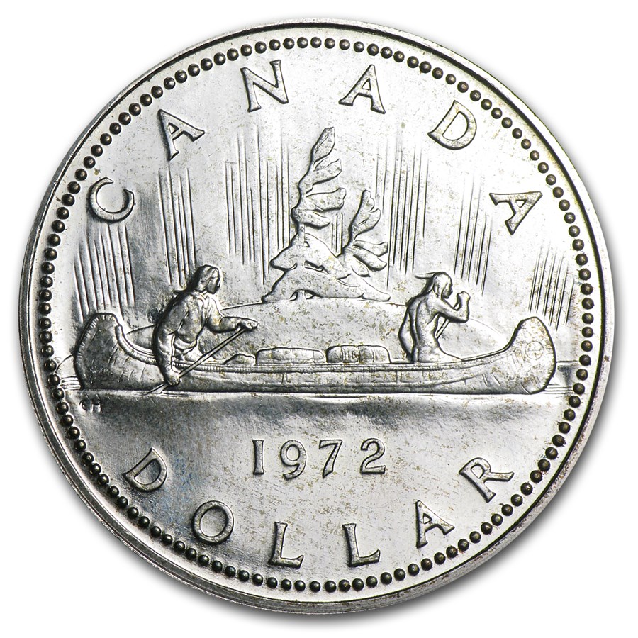 Canada Silver Dollar ASW .3750 oz (Random Year, Abrasions)