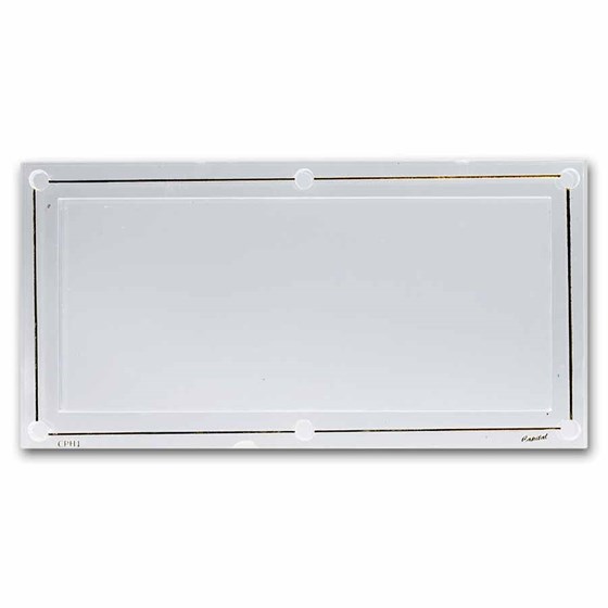 Capital Plastic 100 Bill Currency Holder - Measures 3 3/4 x 7 1/2 Capital Plastic 100 Bill Currency Holder - Measures 3 3/4 x 7 1/2