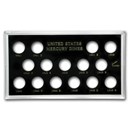 Capital Plastic Hard Currency Holder MA436A - US Mercury Dime Set