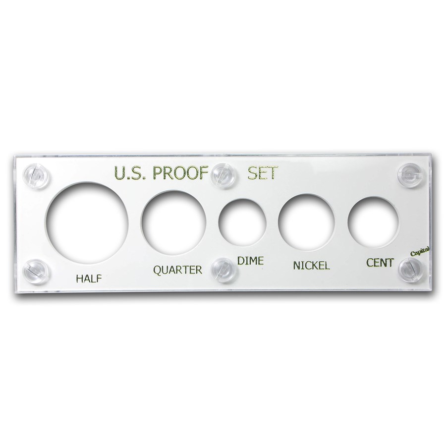Capital Plastics Holder - U.S. Proof Set (White)